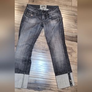 GUESS Jeans CAPRICE Leg Cotton Denim Women's 26